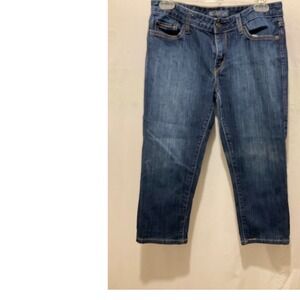 Levi's 552 Capri Jeans Womens Size 6 Blue‎ Denim Cropped Mid Rise